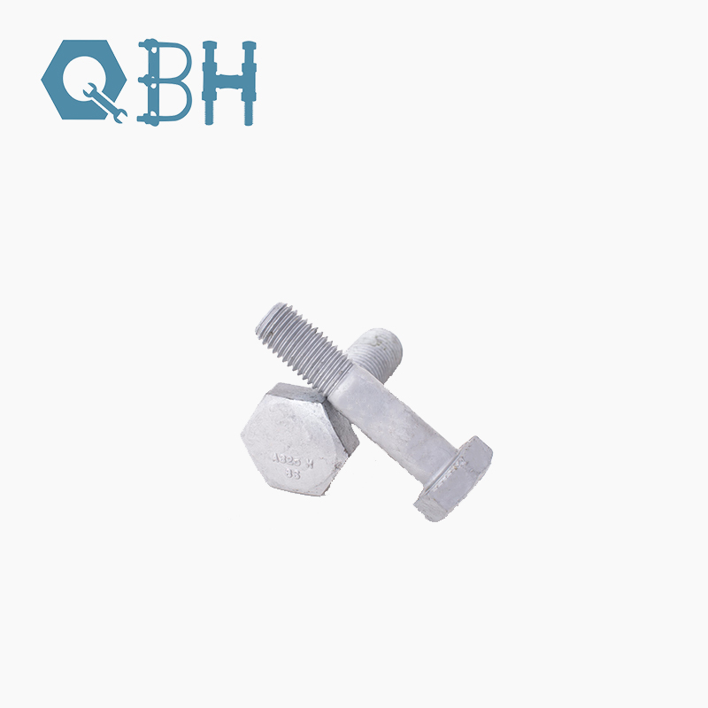 Bu lông kết cấu hình lục giác nặng mạ kẽm nhúng nóng ASTM A490m