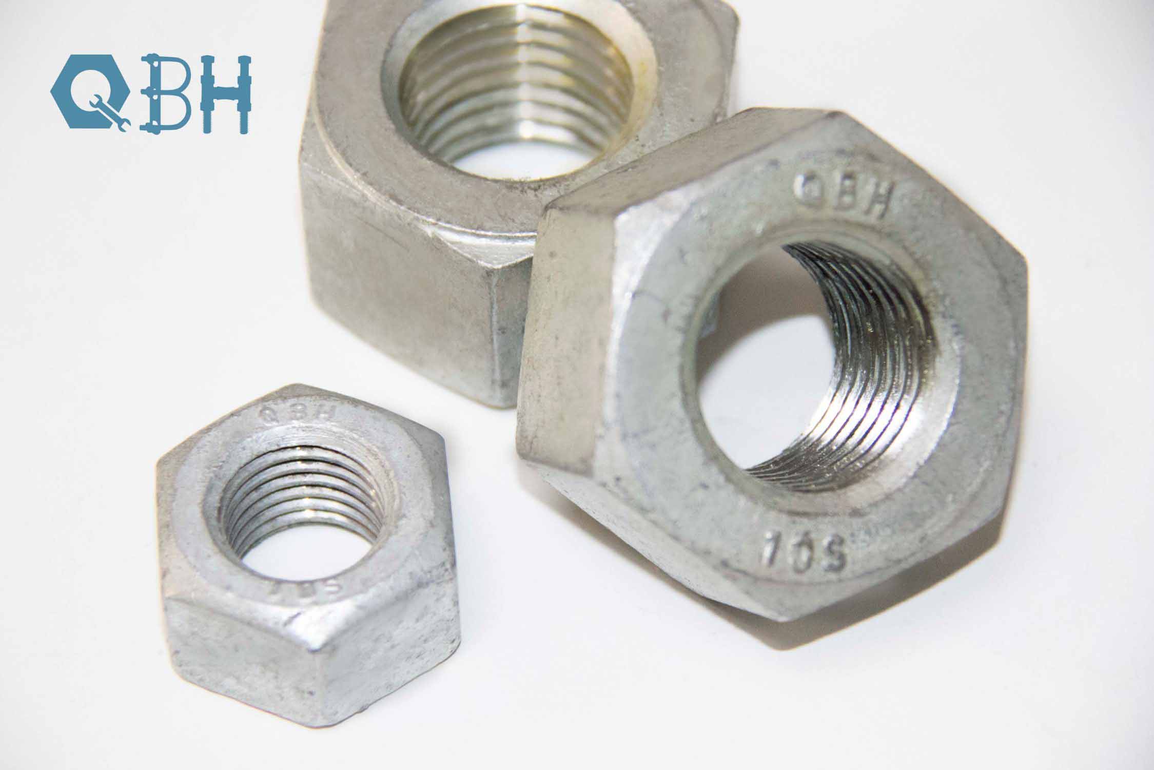 ASTM A563M 10s hạng nặng Hex Nut
