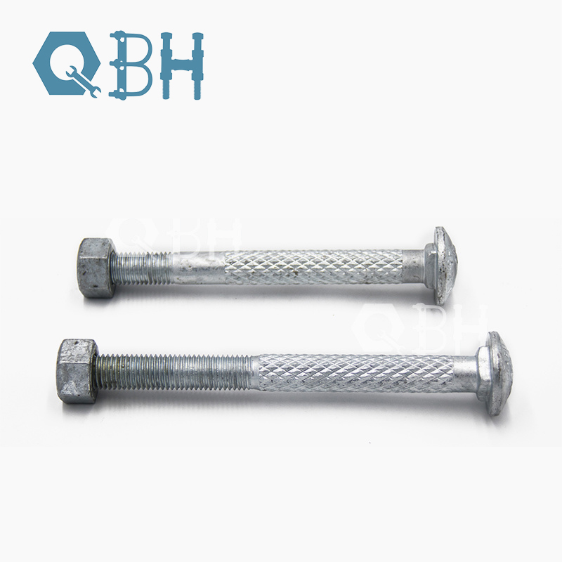 Phụ tùng thay thế Knurl Đầu tròn Kết cấu thép đôi Bước Bolt vận chuyển
